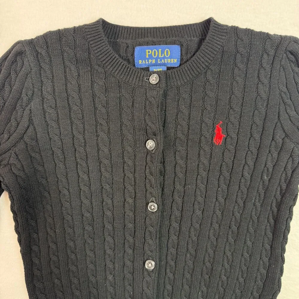 Polo by Ralph Lauren Toddler Black Sweater | 3T
